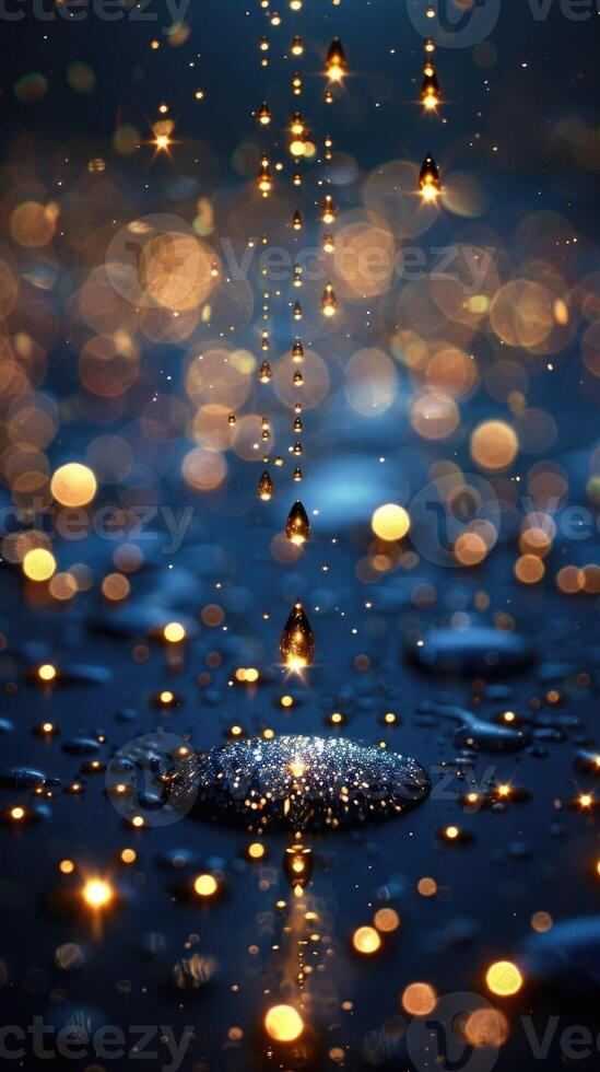 Drops of Water Falling From the Sky photo