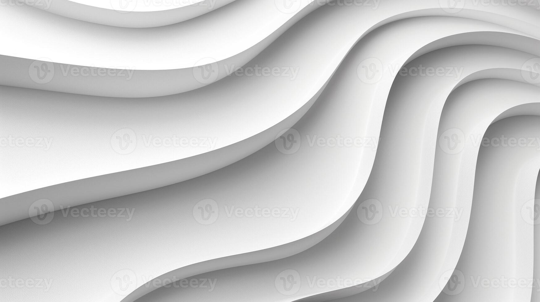 Abstract White Background With Wavy Lines photo