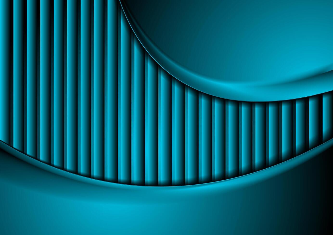 Bright blue geometric abstract background vector