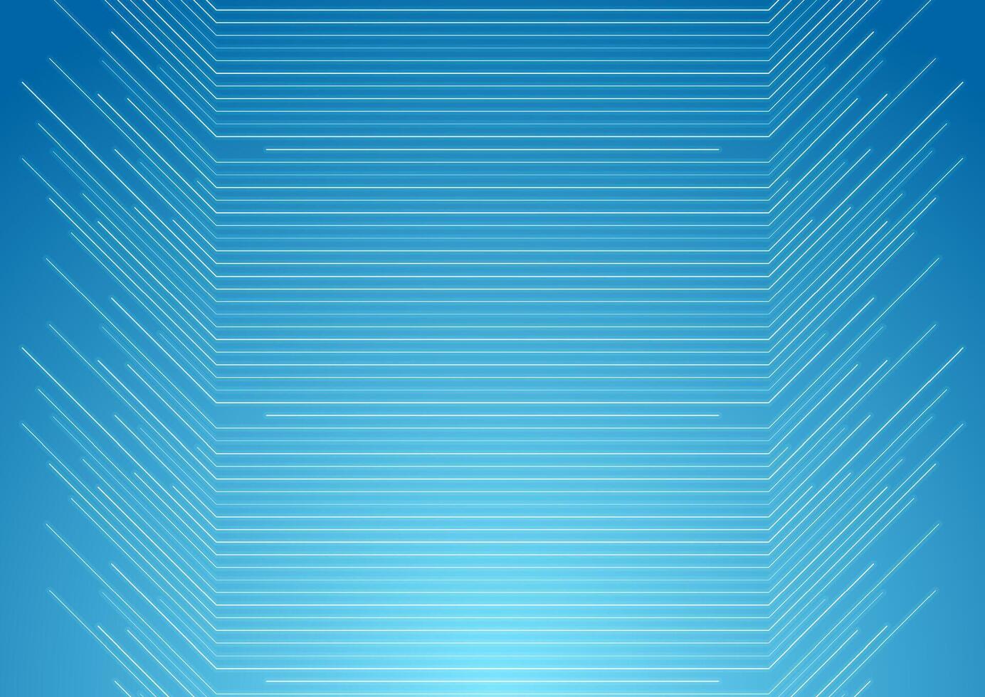Blue minimal tech lines abstract futuristic background vector