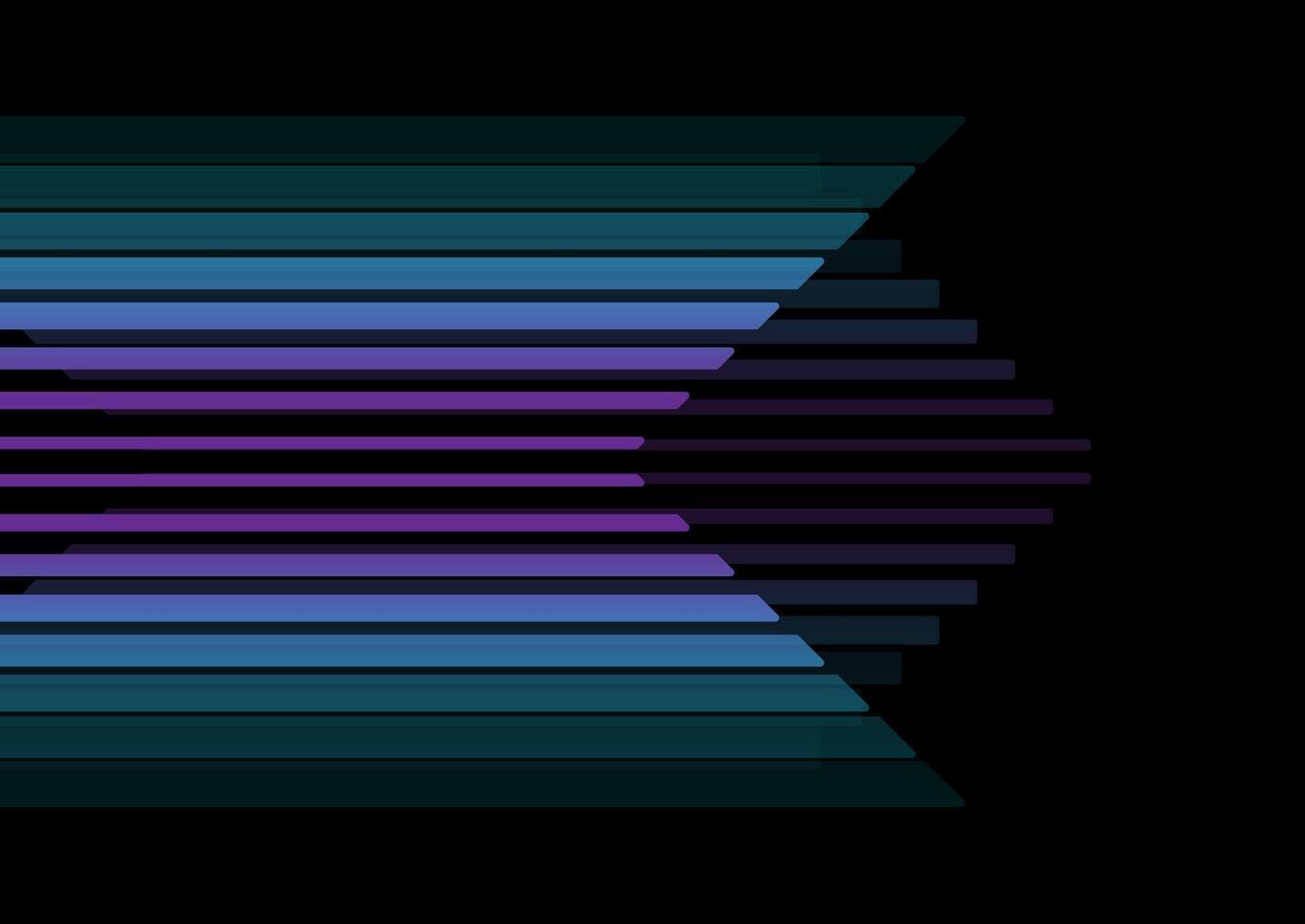 Blue violet stripes abstract retro geometric background vector