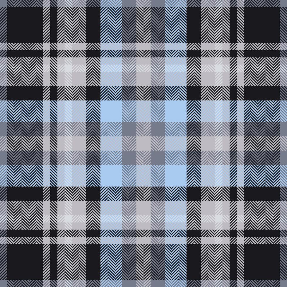 Plaid check pattern. Seamless fabric texture. Tartan textile print. vector