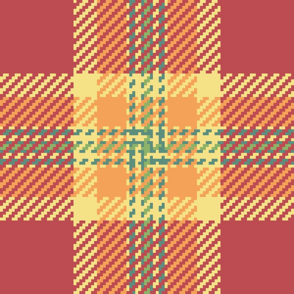 Textile design of textured plaid. Checkered fabric pattern swatch for shirt, dress, suit, wrapping paper print, invitation and gift card. vector
