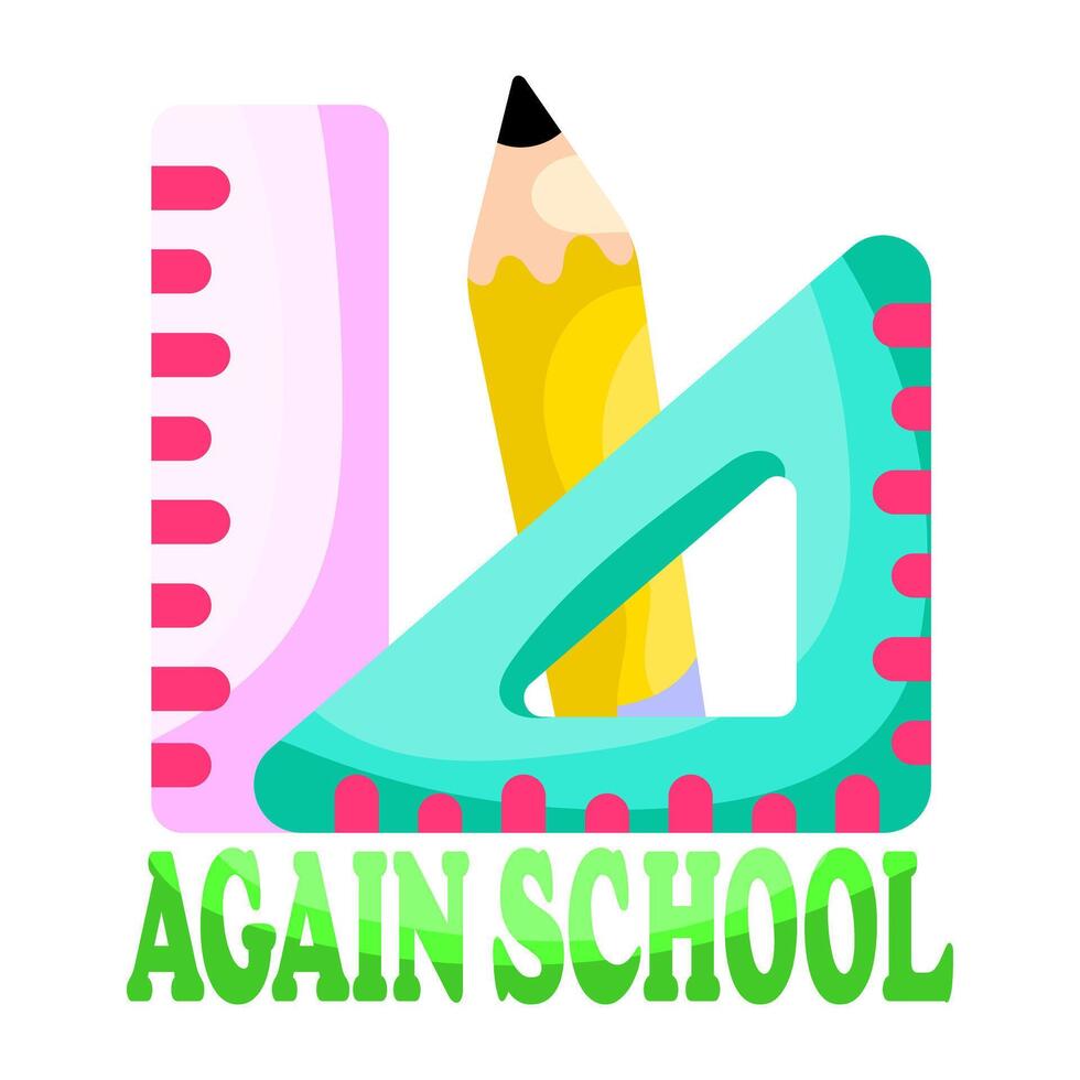 Premium download icon of school supplies vector