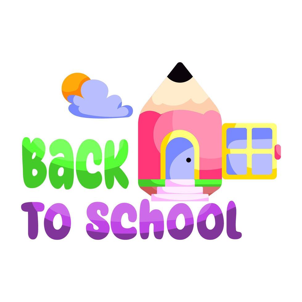 A perfect design icon of school building vector