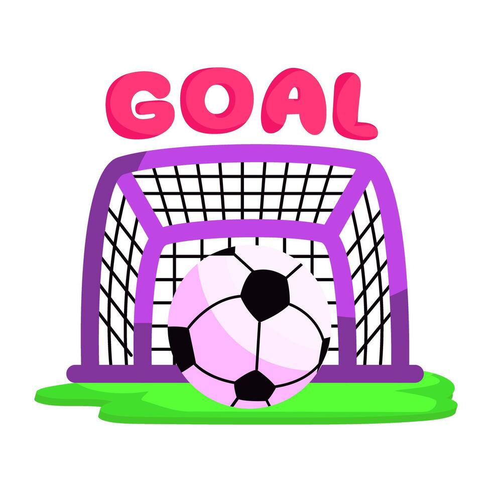 Premium download sticker of football game vector
