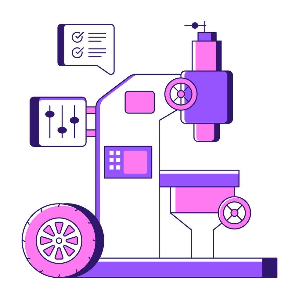 A trendy design of camera production vector
