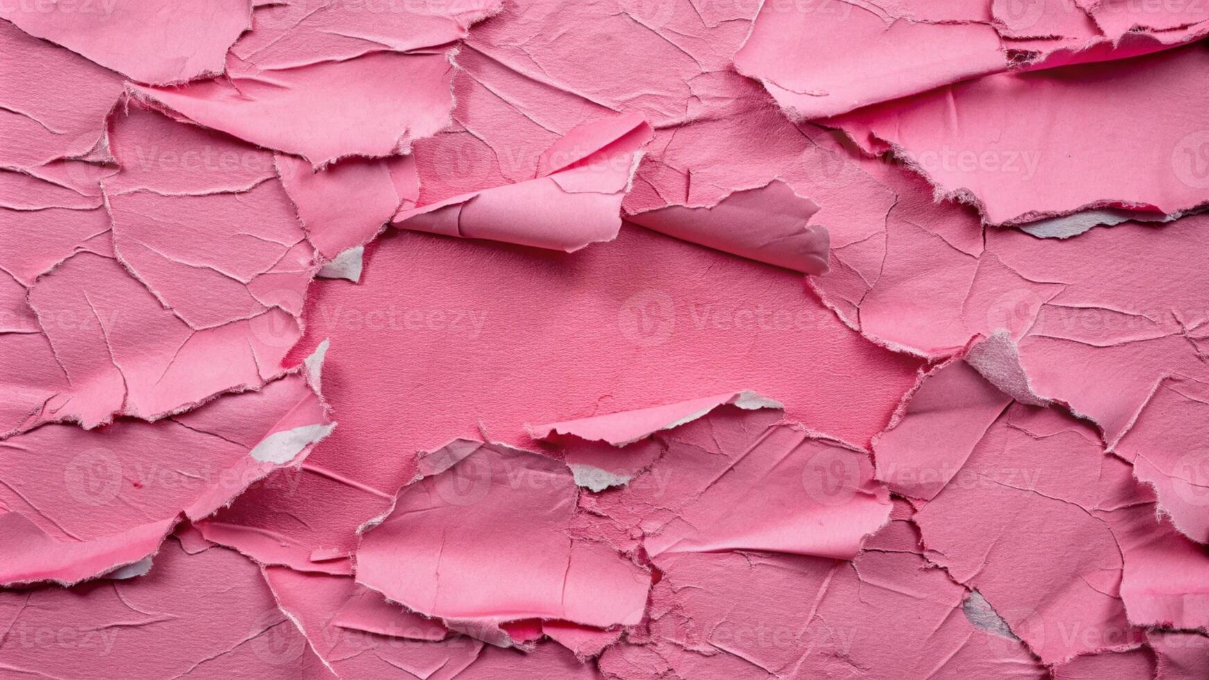 Pink ripped torn paper background for your presentation background photo