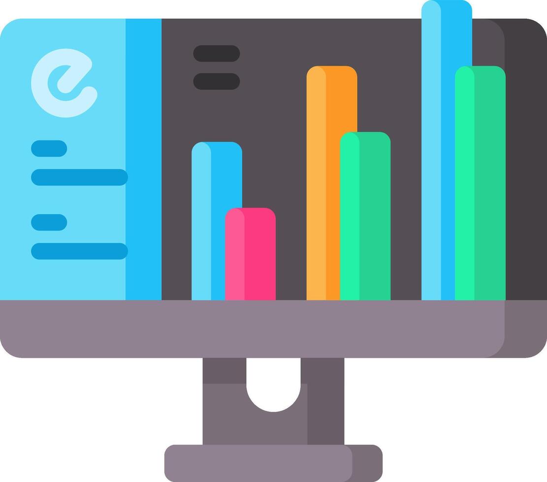 bar chart illustration design vector