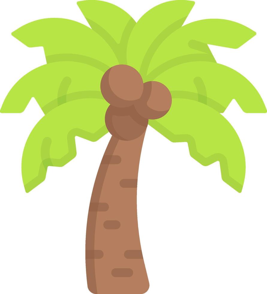 coconut tree illustration design vector