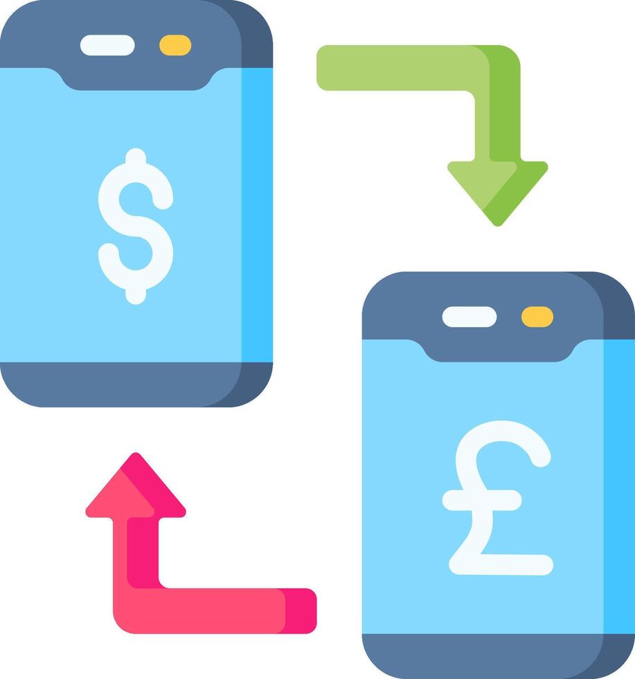 exchange illustration design vector