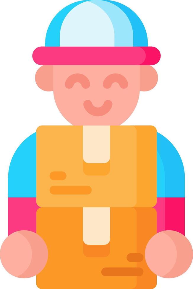delivery courier illustration design vector