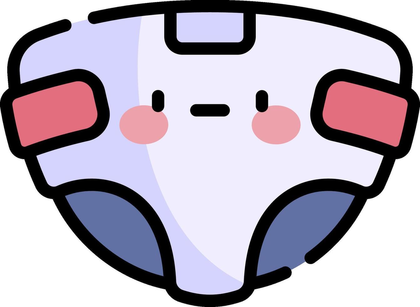 diaper illustration design vector