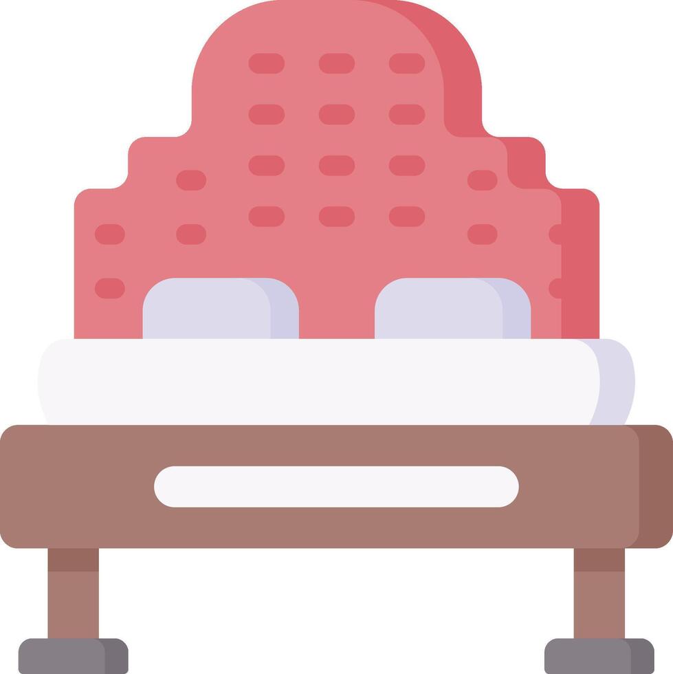double bed illustration design vector
