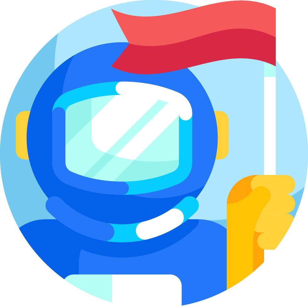 astronaut illustration design vector
