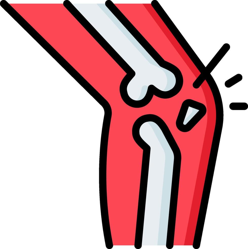 fracture illustration design vector