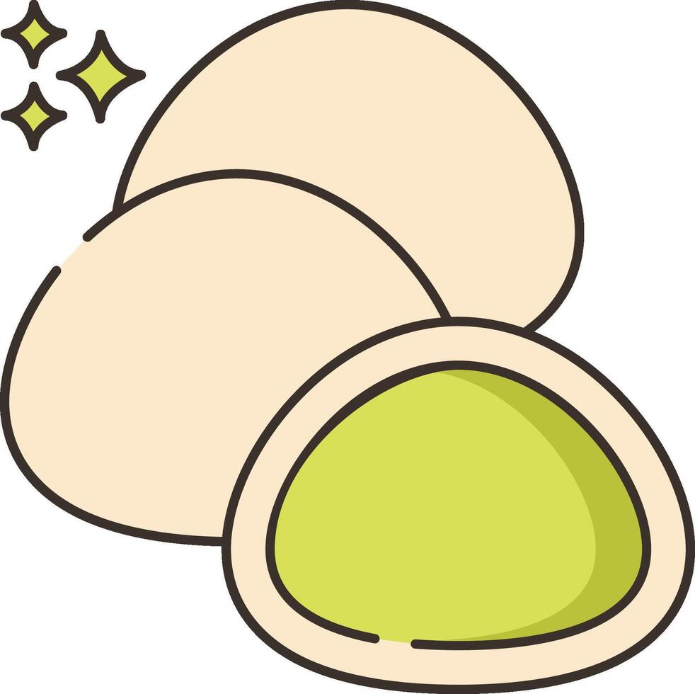mochi illustration design vector