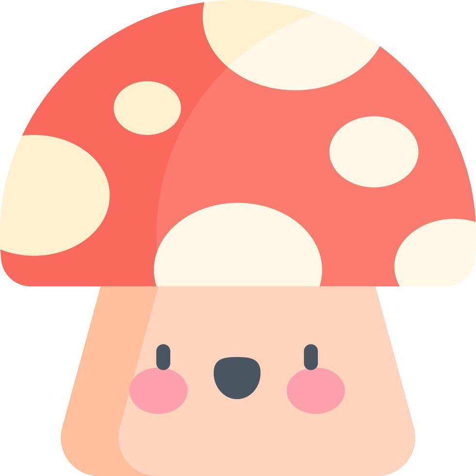 mushroom illustration design vector