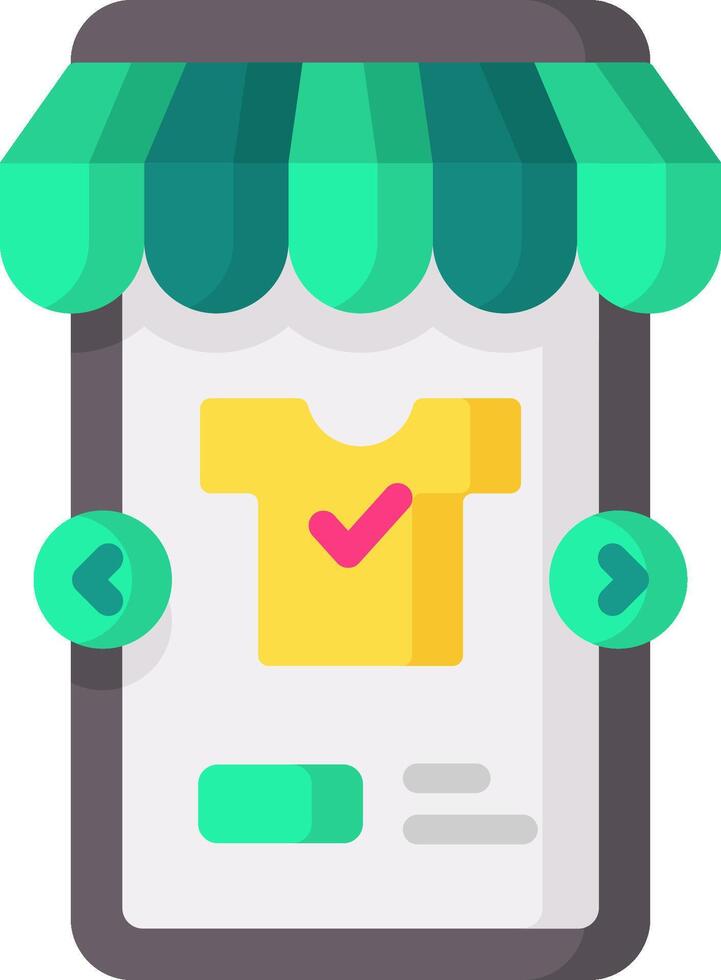 online store illustration design vector