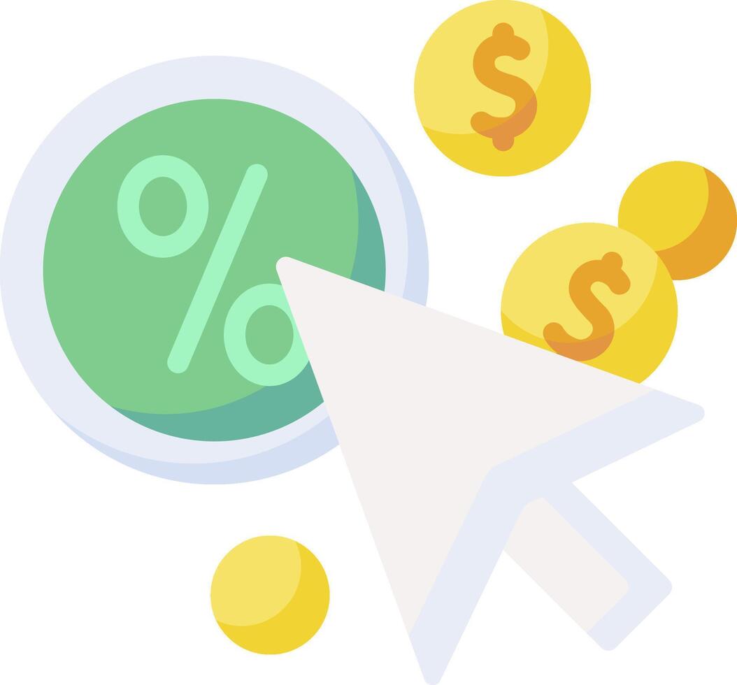 pay per click illustration design vector