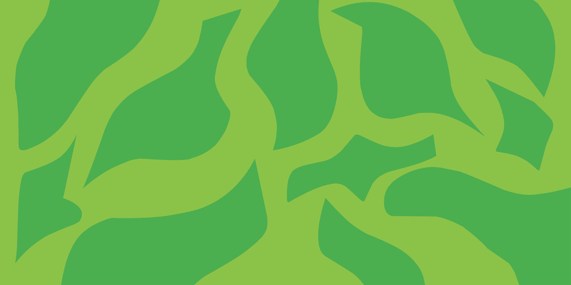 Abstract background design featuring an organic pattern with a combination of bright green and light green. This pattern creates a dynamic and natural feel, perfect for a variety of creative projects. vector