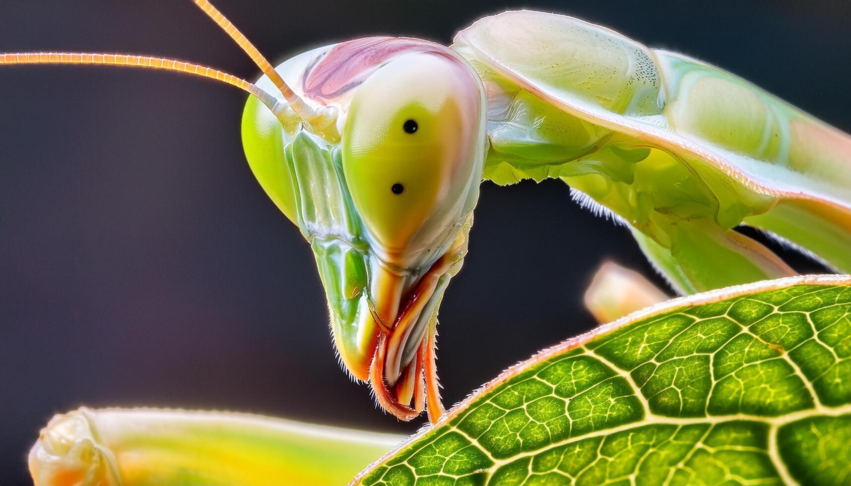 AI praying mantis photo