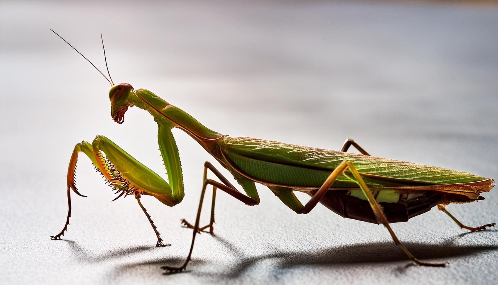 AI praying mantis photo