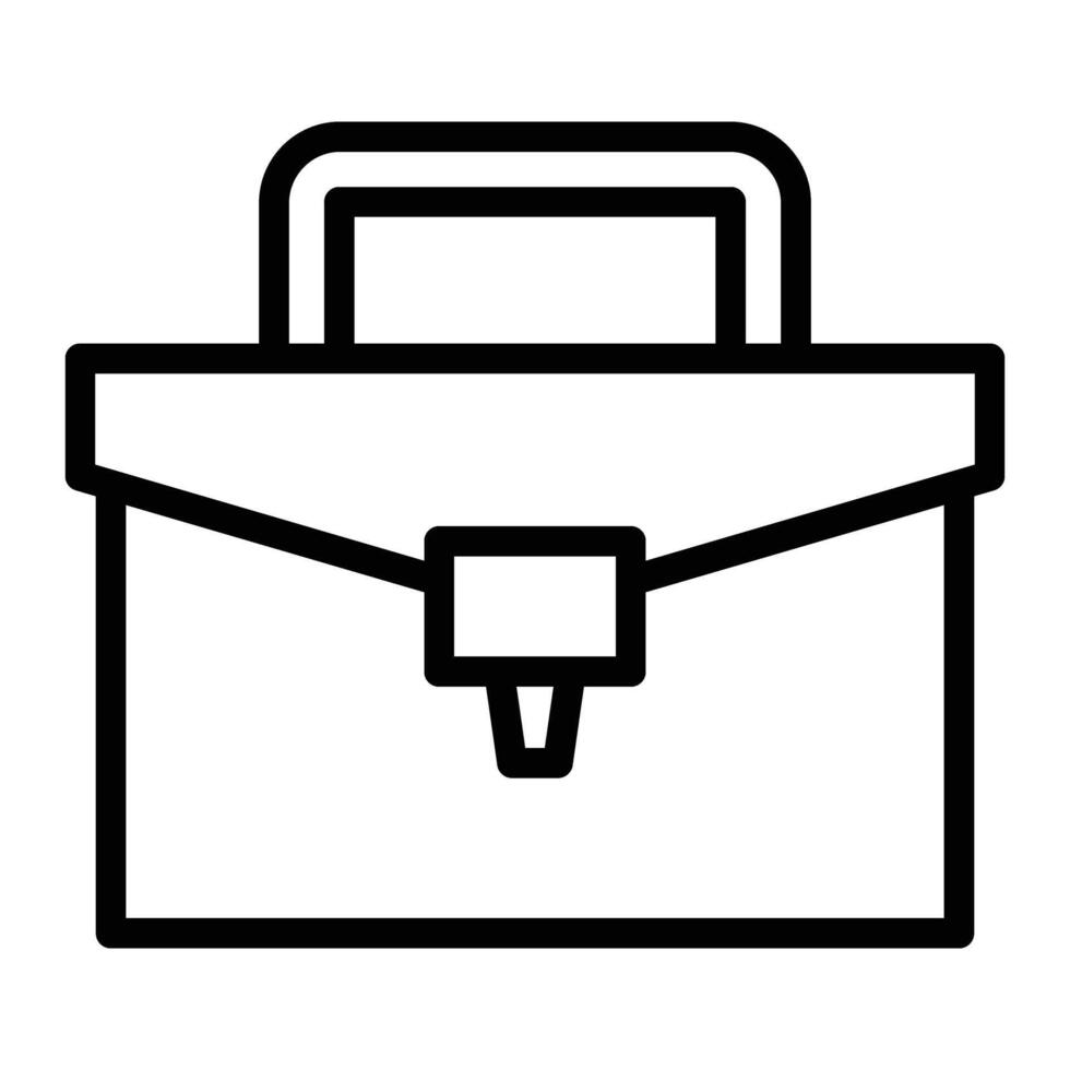 Suitcase Line Icon Design For Personal And Commercial Use vector