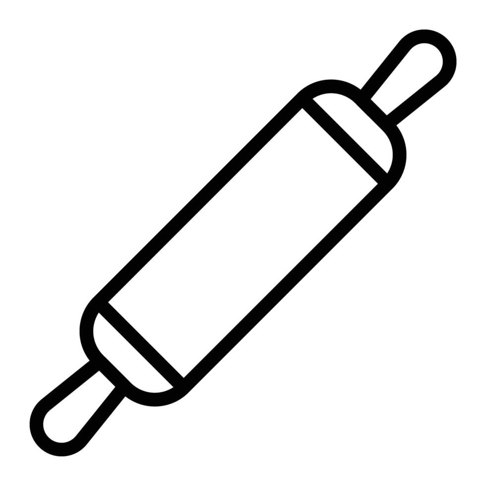 Rolling Pins Line Icon Design For Personal And Commercial Use vector