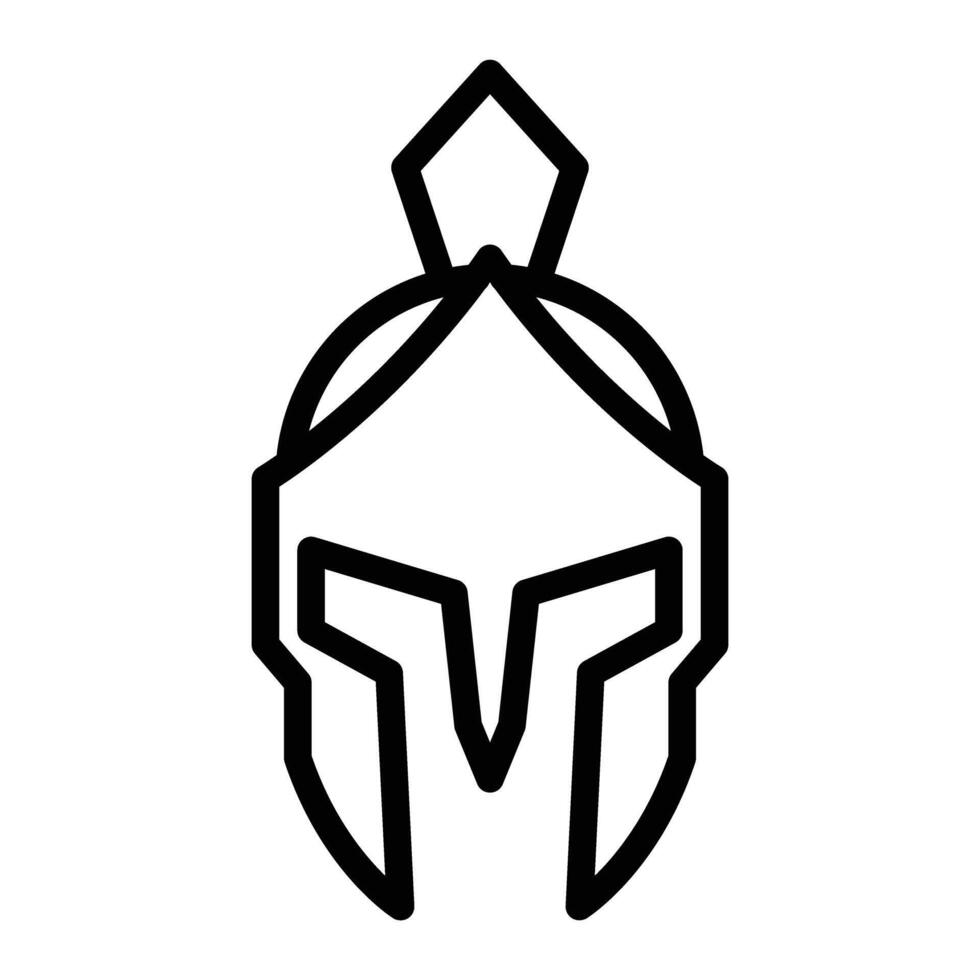 Spartan Line Icon Design For Personal And Commercial Use vector