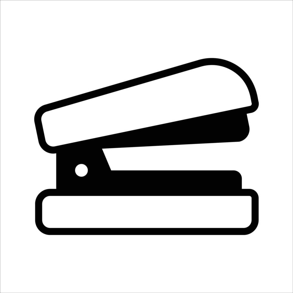 A creative icon of stapler in trendy style, stationery item, office supplies vector