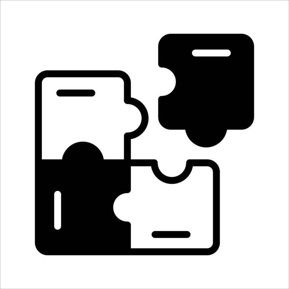 A modern icon of jigsaw puzzle, ready to use premium vector