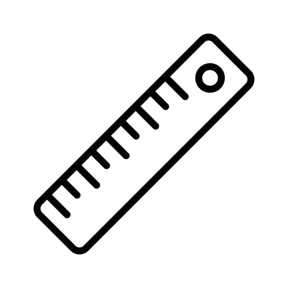 Tool for measurement or calculating length, premium icon of ruler, scale vector