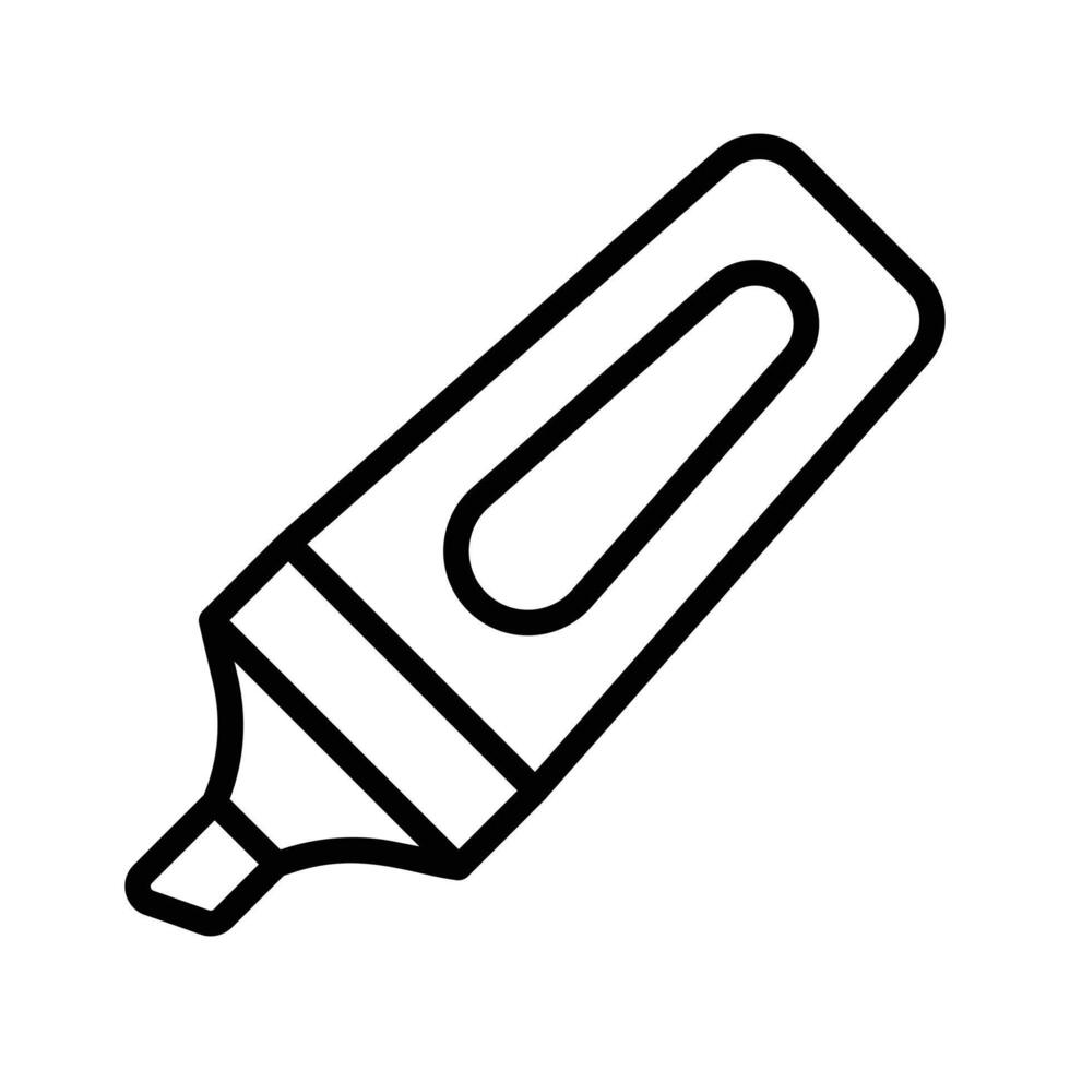 Check this creatively designed icon of highlighter, stationery item vector