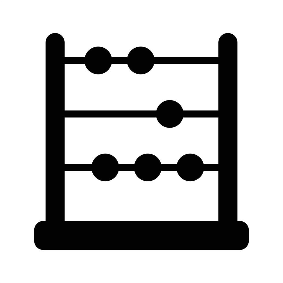 An oblong frame with rows of wires or grooves along which beads are slide, used for calculating, of calculation vector