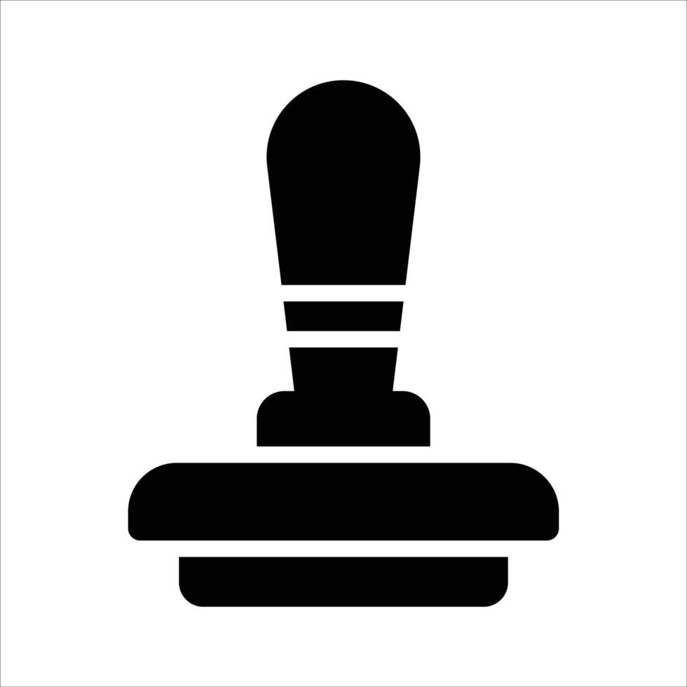 A digital icon representing an approval stamp, commonly used for document verification vector