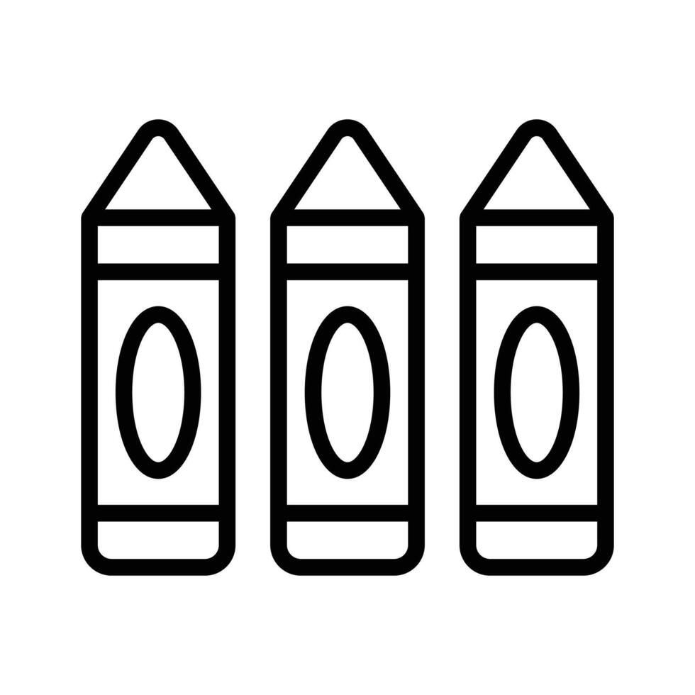 Grab this amazing icon of crayon colors, drawing tools, stationery equipment vector