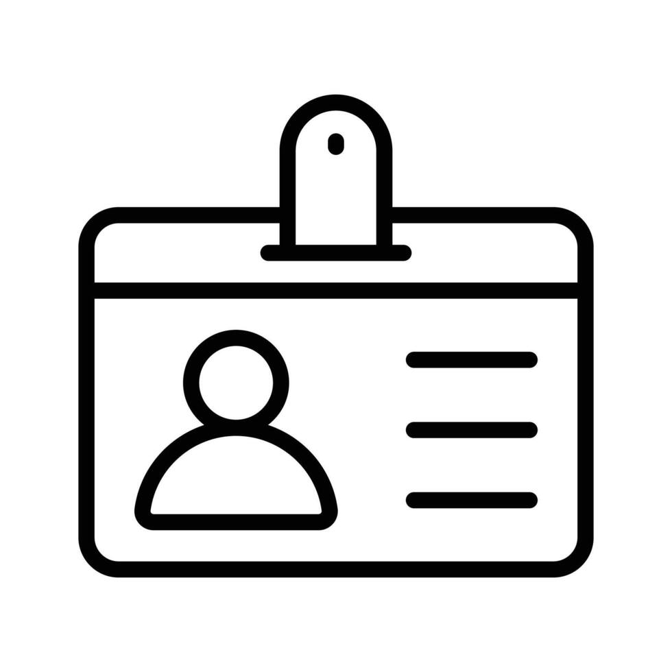 Student id card design, entry pass icon in modern style vector