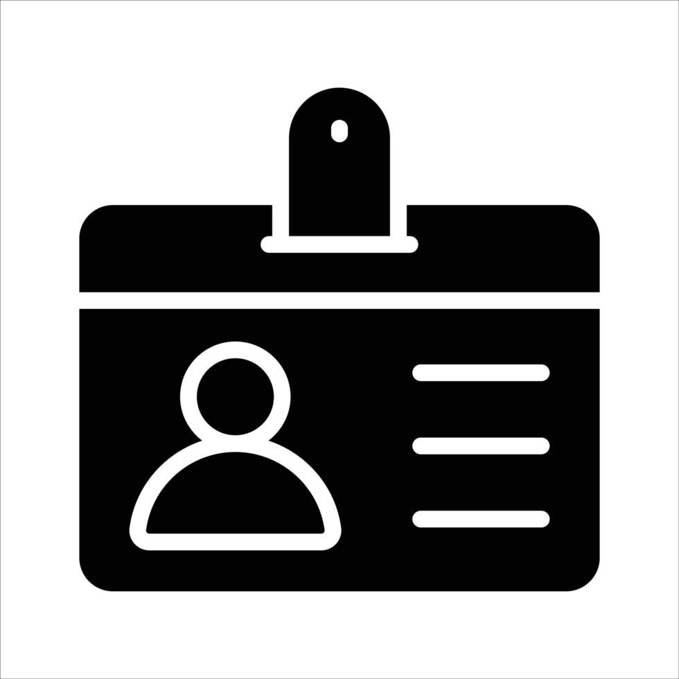 Student id card design, entry pass icon in modern style vector