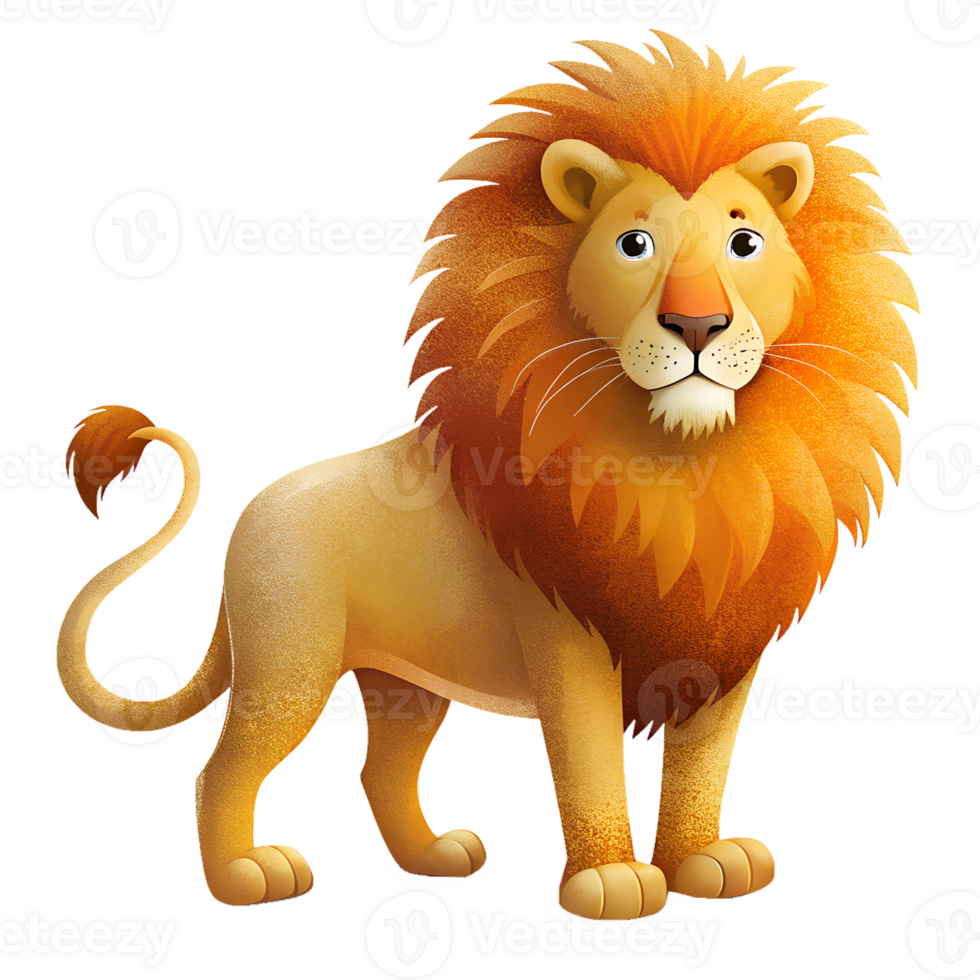 lion isolated on a transparent background png