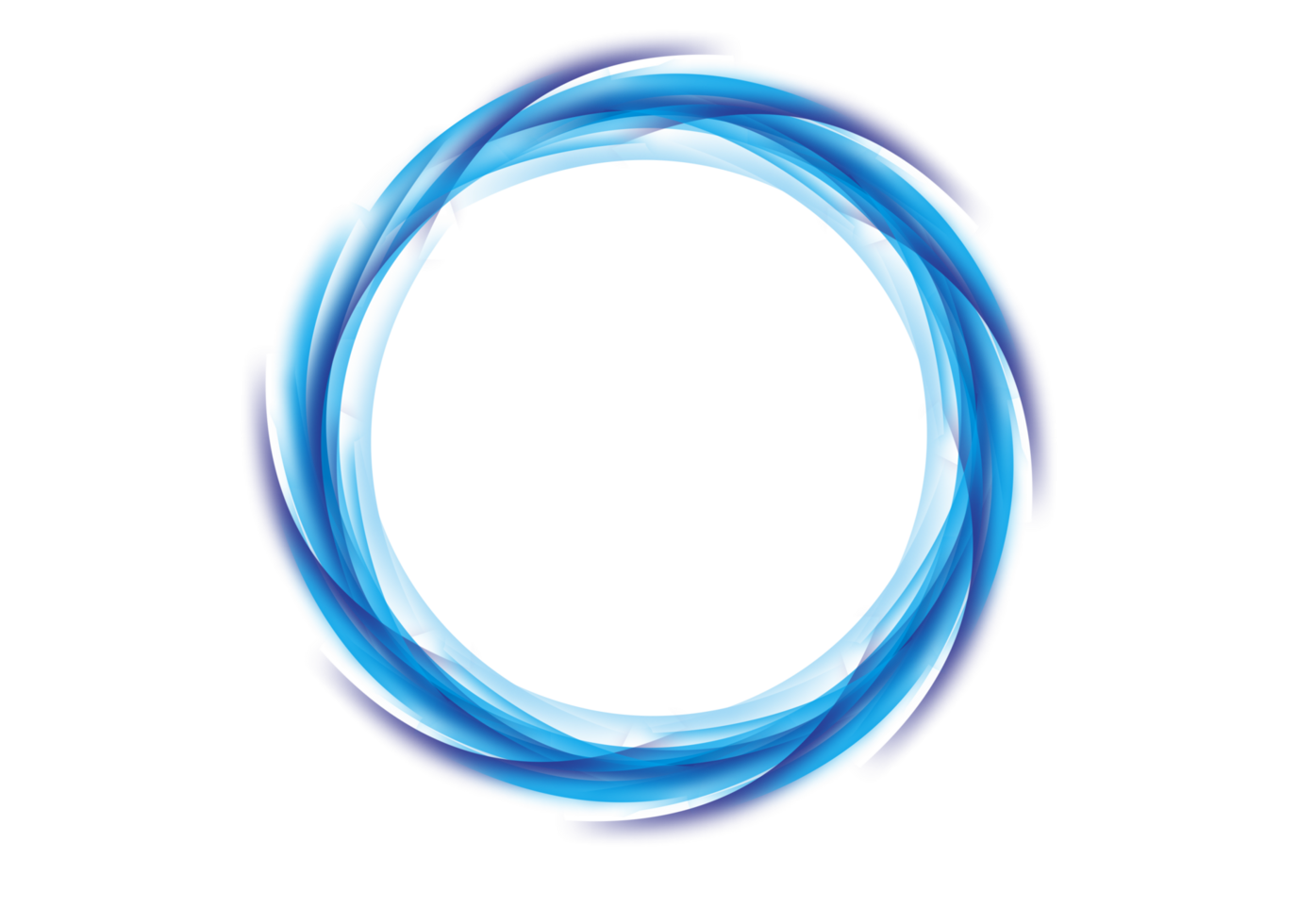 SIMPLE ELEGANT CIRCLE ROUNDED BORDER FRAME ABSTRACT BACKGROUND BLUE png