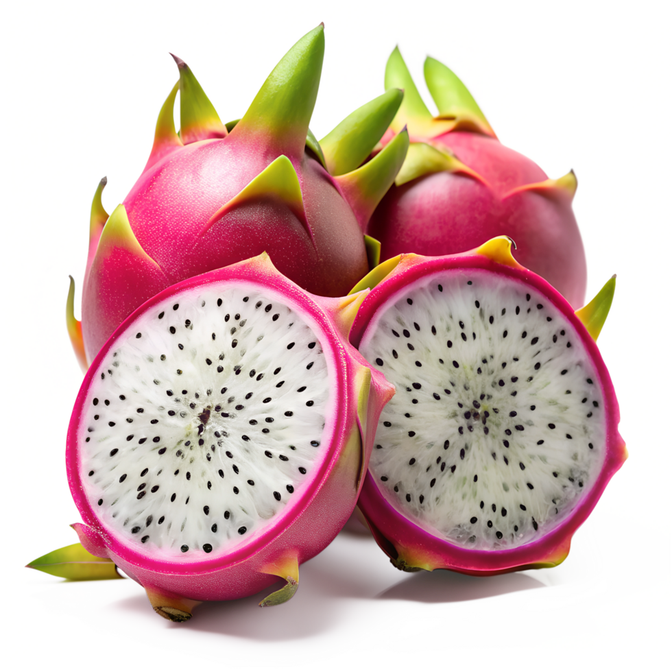 Fresh sliced Dragon Fruit png