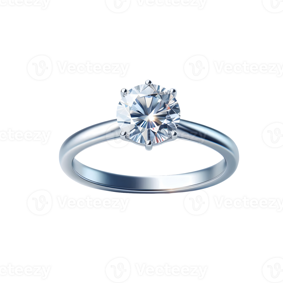 Ring with diamond png