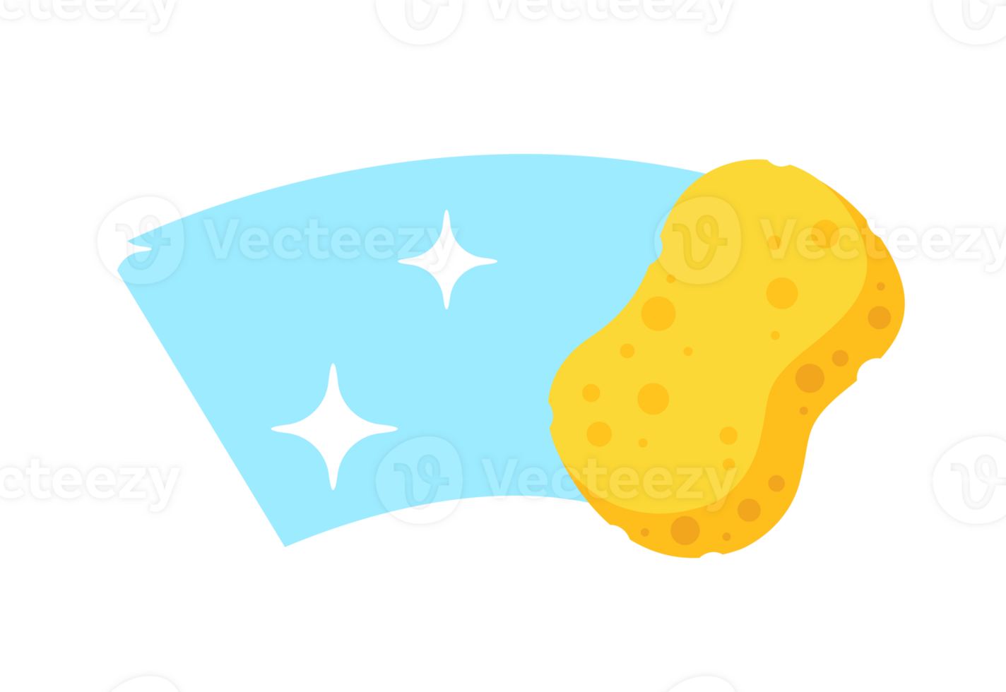 Scrub sponge isolated png