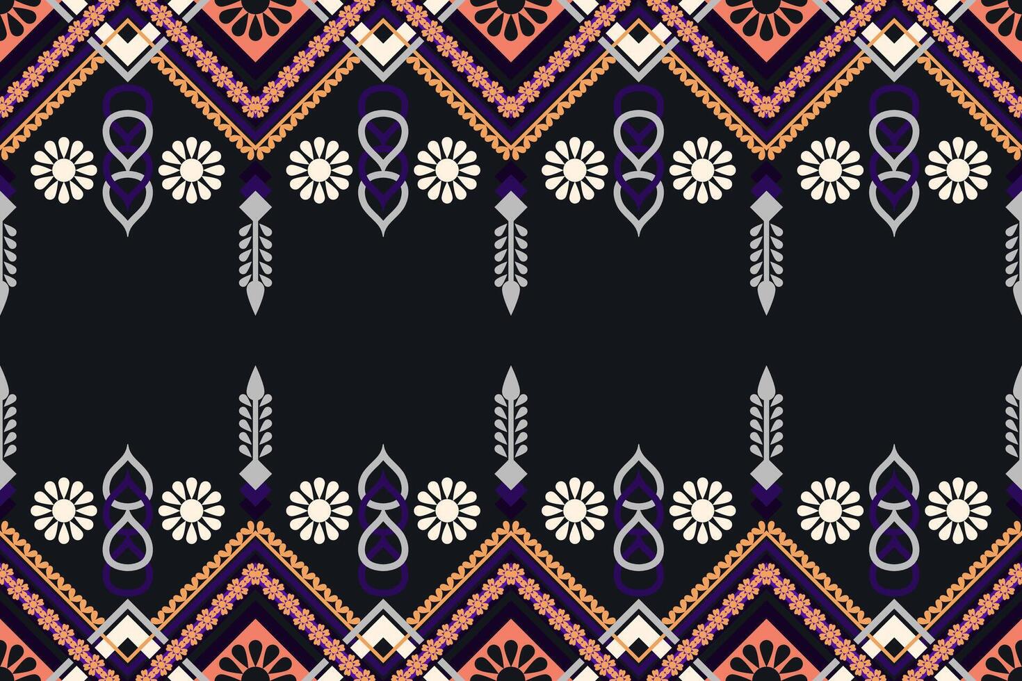 seamless knitted pattern with lace vector
