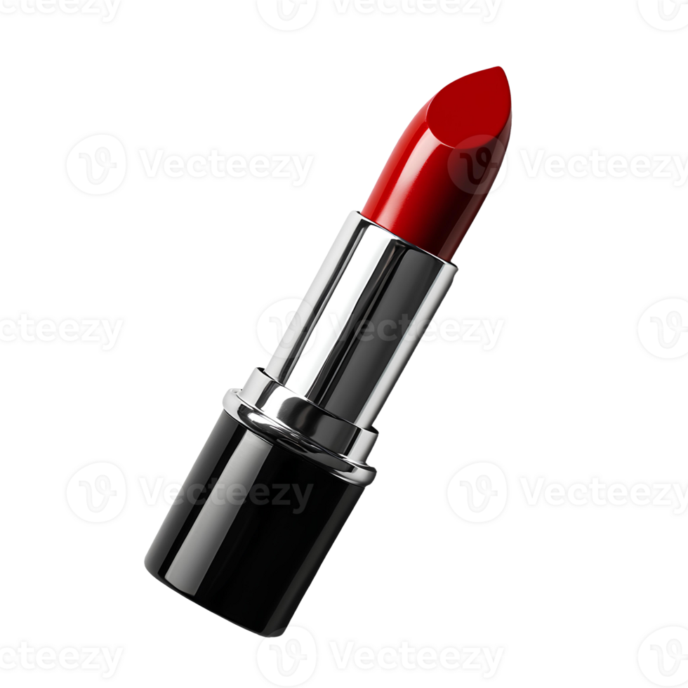 tube of red lipstick . luxurious red lipstick for beauty campaign promotion isolated png