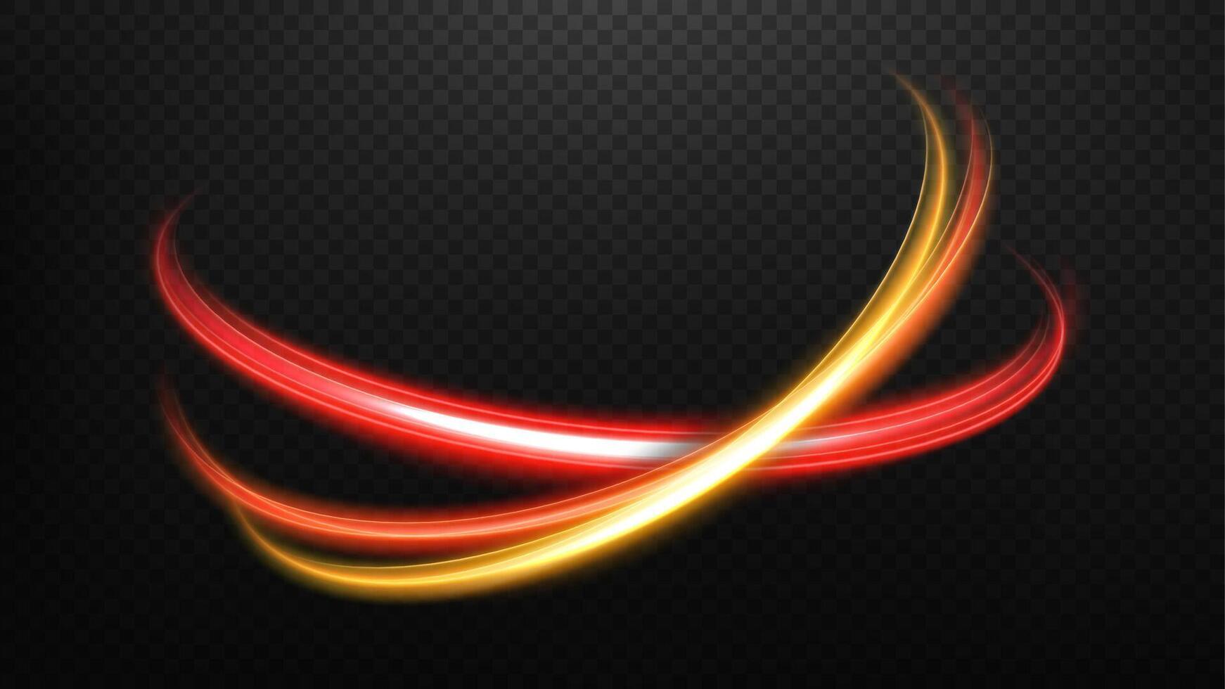 Crossing Gold Red Light Rotating, Suitable For Product Advertising, Product Design and Other, Illustration vector