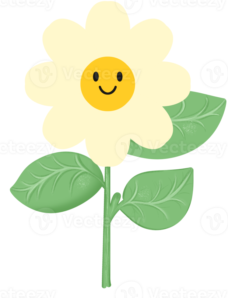 Flowers cute illustration Clipart decoration png