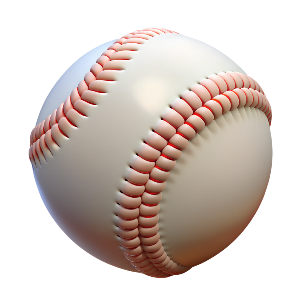 Tennis ball 3d rendered illustration isolated on the transparent background png