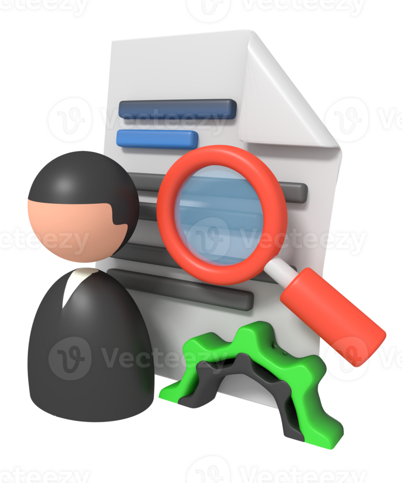 Asset management administration concept illustration png